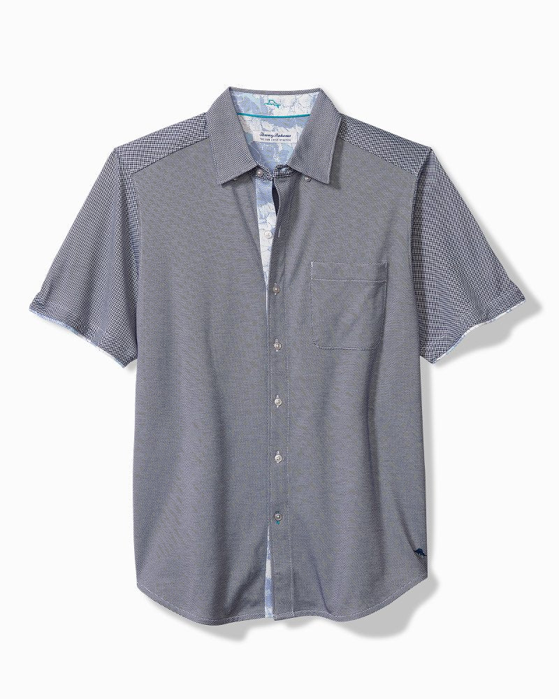 Tommy Bahama | Big & Tall San Lucio Cali Blooms Happy Hour Knit Stretch Shirt / Bering Blue