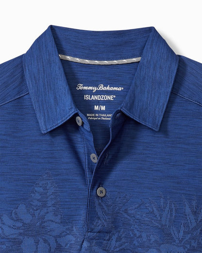 Tommy Bahama | Big & Tall Palm Coast Hibiscus Border IslandZone® Polo / Kingdom Blue