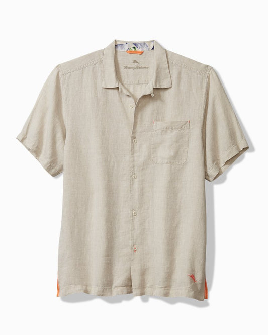 Tommy Bahama | Big & Tall Sea Glass Camp Shirt / Natural