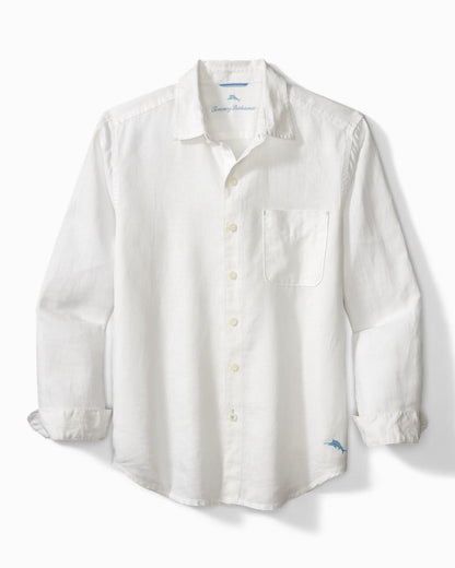 Tommy Bahama | Big & Tall Sea Glass Breezer Linen Shirt / White