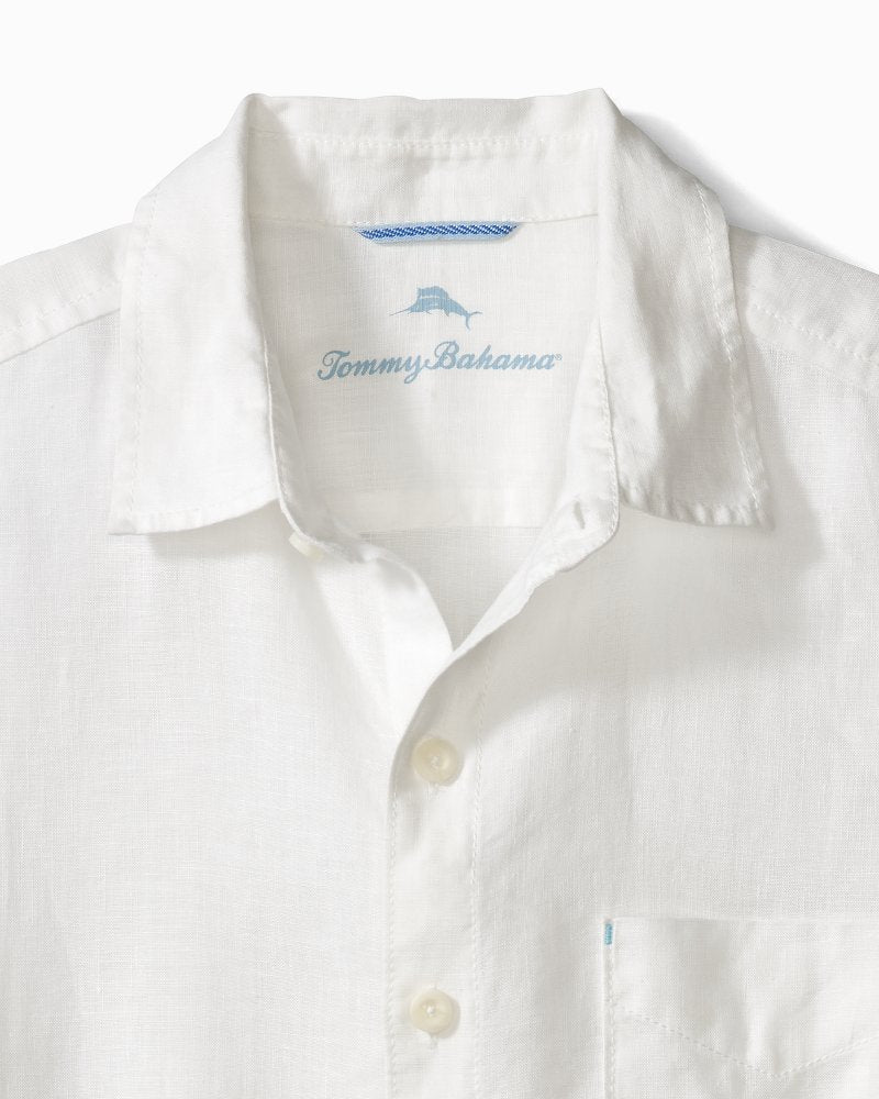 Tommy Bahama | Big & Tall Sea Glass Breezer Linen Shirt / White