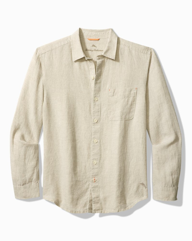 Tommy Bahama | Big & Tall Sea Glass Breezer Linen Shirt / Natural
