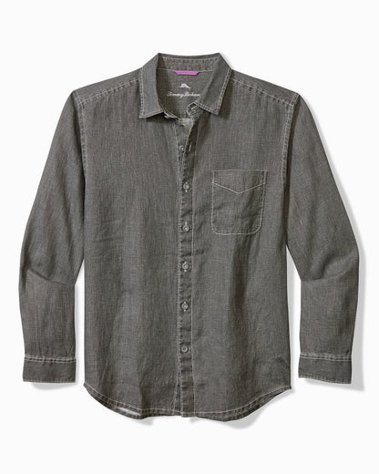 Tommy Bahama | Big & Tall Sea Glass Breezer Linen Shirt / Gunmetal