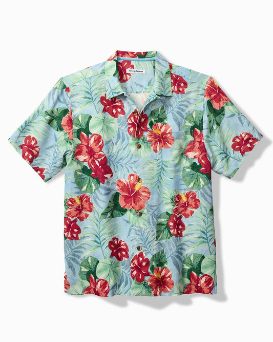 Tommy Bahama | Big & Tall Fridas Garden Silk Camp Shirt / Morning Sky