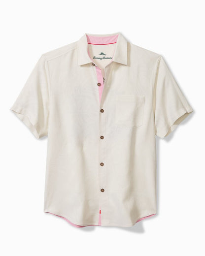 Tommy Bahama | Big & Tall Surf the Yule Tide Silk Camp Shirt / Continental