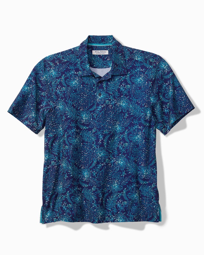 Tommy Bahama | Big & Tall Bahama Coast Azul Burst IslandZone® Polo / Bering Blue