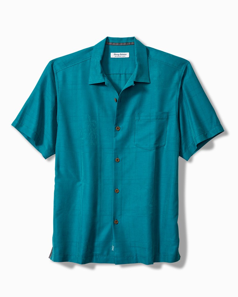Tommy Bahama | Big & Tall Coconut Point Palm Isle IslandZone® Camp Shirt / Academy