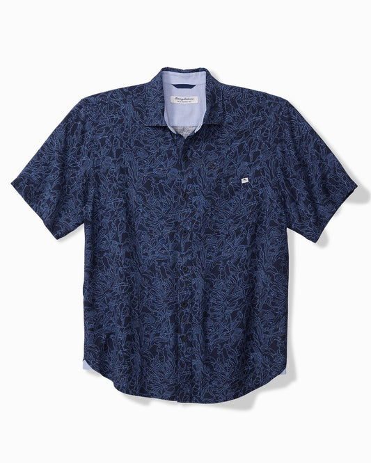 Tommy Bahama | Big & Tall Veracruz Cay Paradise Pajaro Short-Sleeve Shirt / Deep Tahoe