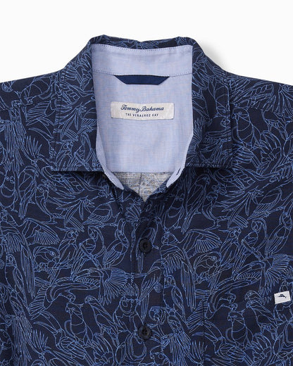 Tommy Bahama | Big & Tall Veracruz Cay Paradise Pajaro Short-Sleeve Shirt / Deep Tahoe