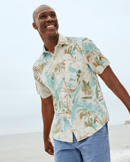 Tommy Bahama | Big & Tall Bahama Coast Jungle Haven IslandZone® Shirt / Warm Mist