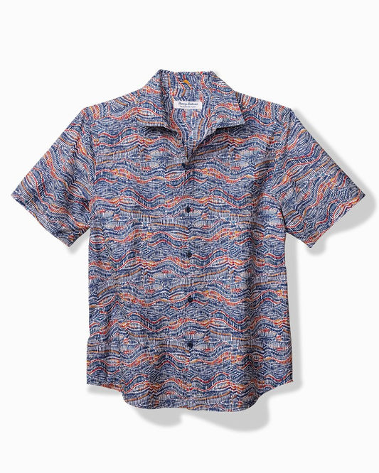 Tommy Bahama | Big & Tall Bahama Coast Monte Rio Geo IslandZone® Shirt / Summer Grey