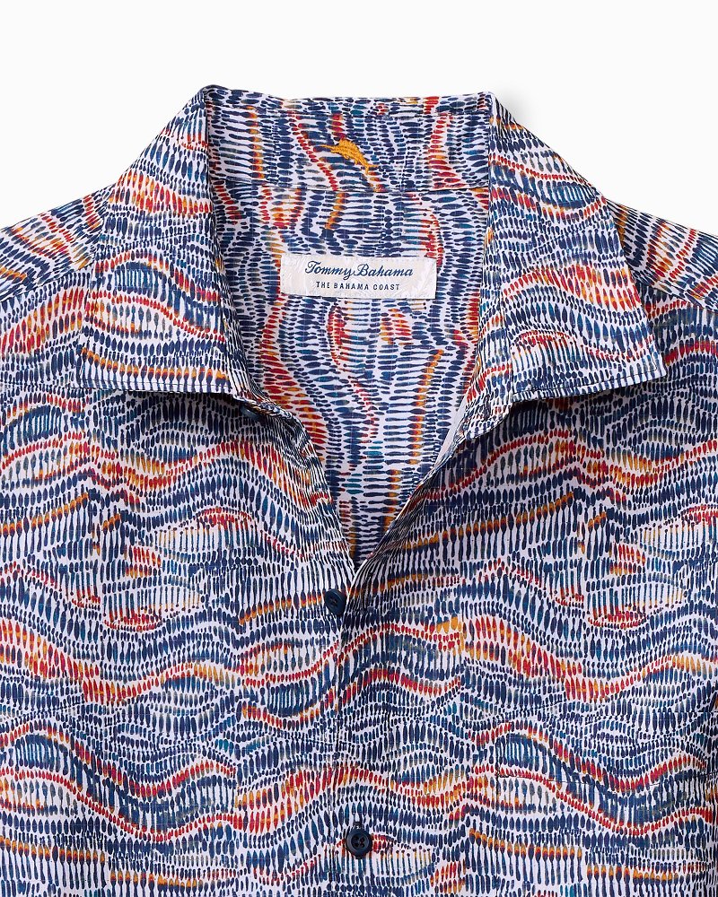Tommy Bahama | Big & Tall Bahama Coast Monte Rio Geo IslandZone® Shirt / Summer Grey