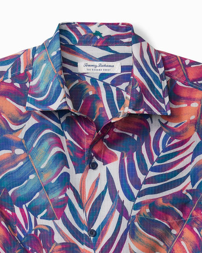 Tommy Bahama | Big & Tall Bahama Coast Monarch Monstera IslandZone® Shirt / Summer Grey