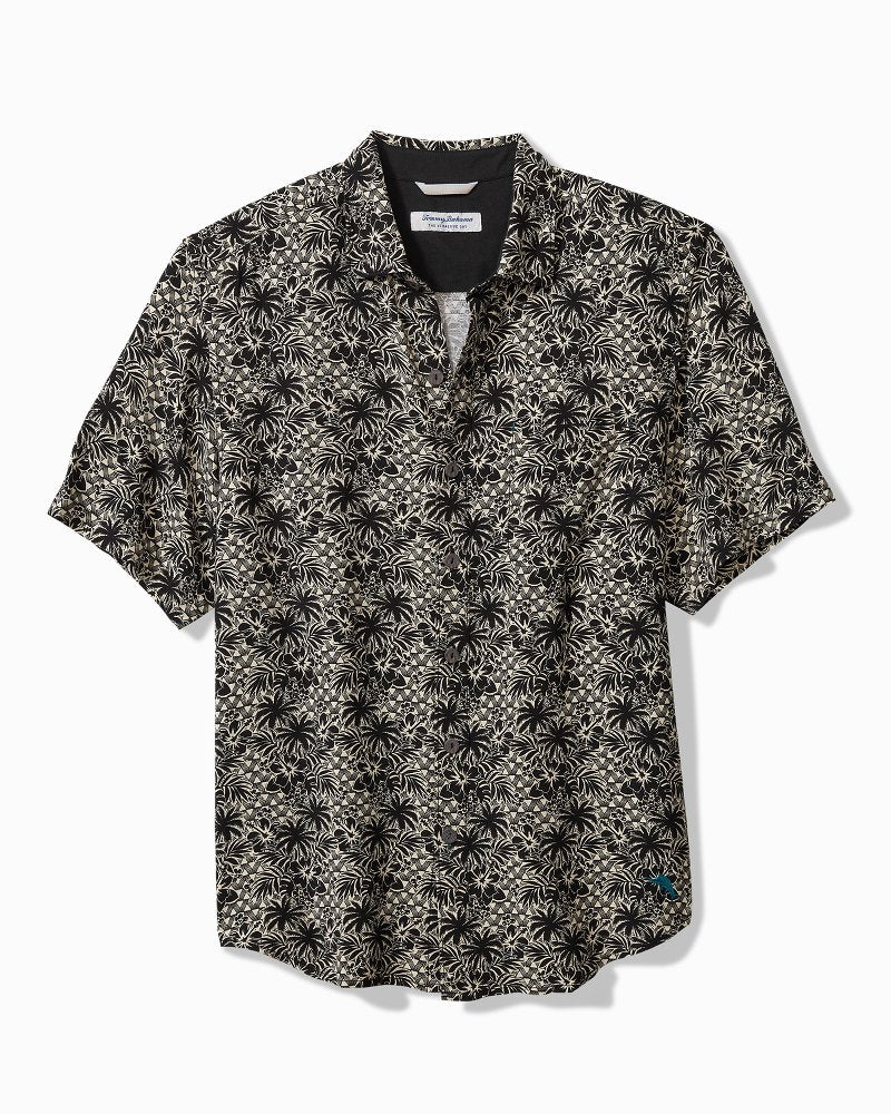 Tommy Bahama | Big & Tall Veracruz Cay Palm Cascade Short-Sleeve Shirt / Black