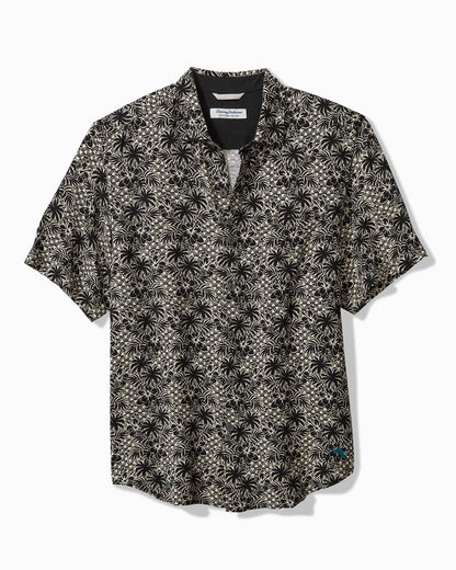 Tommy Bahama | Big & Tall Veracruz Cay Palm Cascade Short-Sleeve Shirt / Black