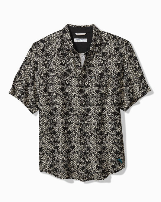 Tommy Bahama | Big & Tall Veracruz Cay Palm Cascade Short-Sleeve Shirt / Black