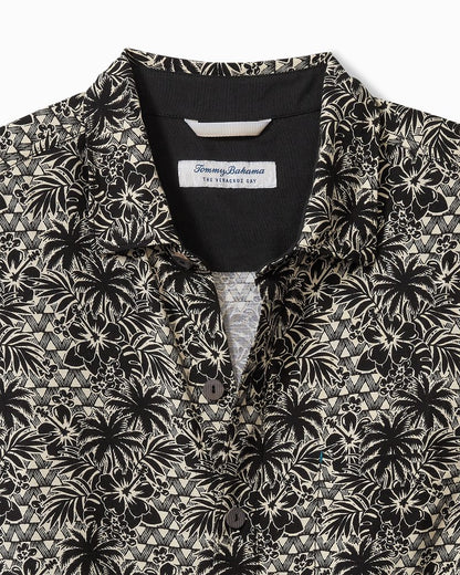 Tommy Bahama | Big & Tall Veracruz Cay Palm Cascade Short-Sleeve Shirt / Black