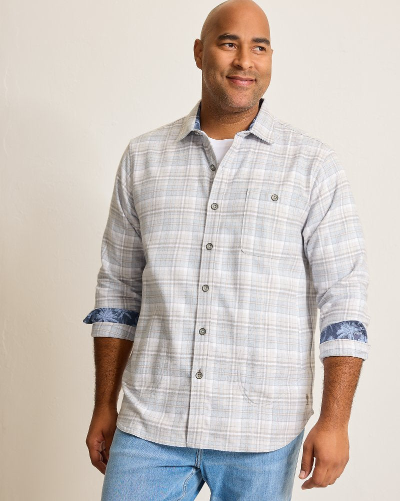 Tommy Bahama | Big & Tall Coastal Vibes Shirt Jacket / Summer Grey
