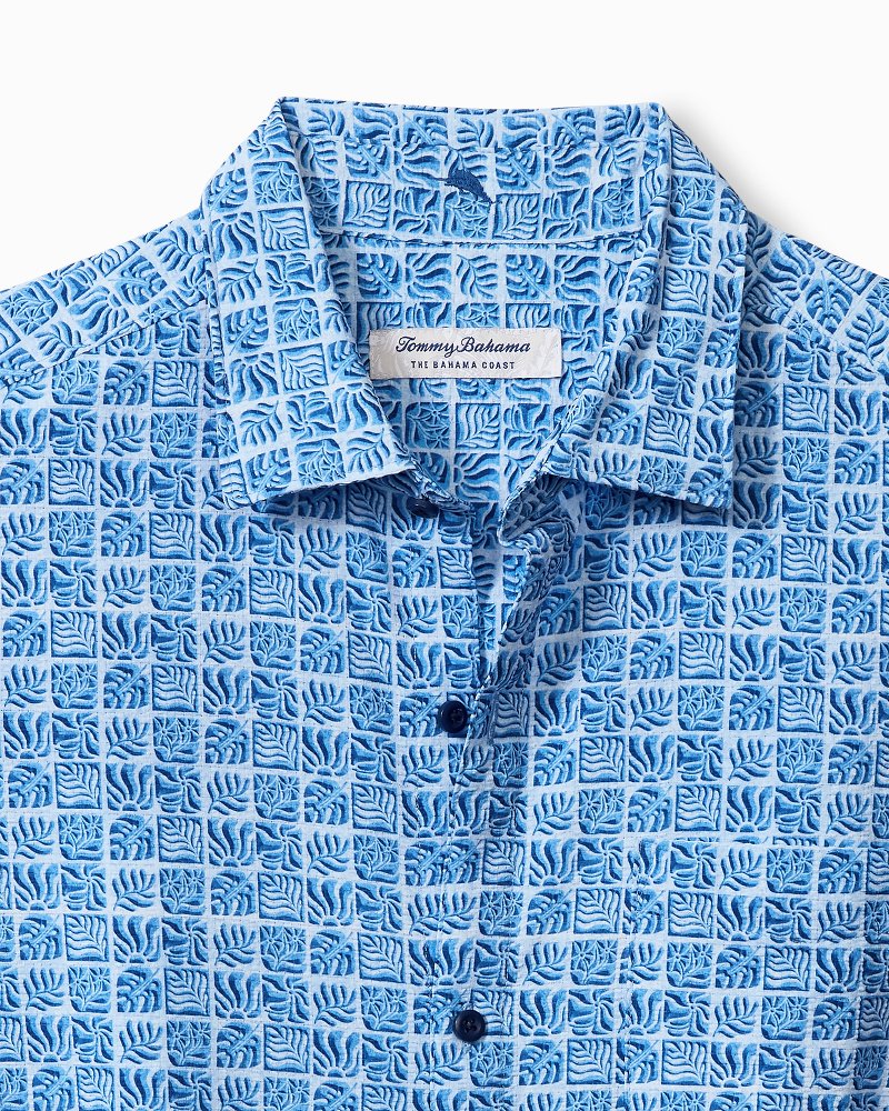 Tommy Bahama | Big & Tall Bahama Coast Cozumel Tiles IslandZone® Shirt / Dew Drop