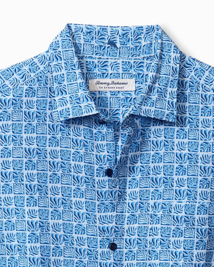 Tommy Bahama | Big & Tall Bahama Coast Cozumel Tiles IslandZone® Shirt / Dew Drop
