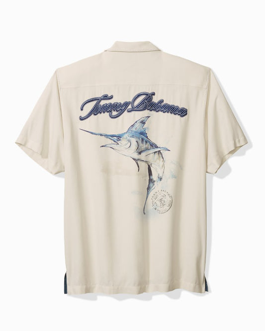 Tommy Bahama | Big & Tall Marlin Paradise Silk Camp Shirt / Continental