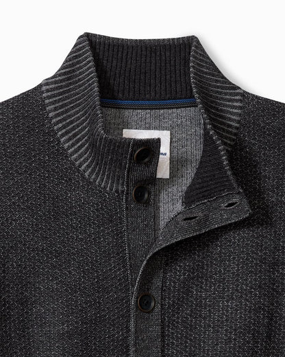 Tommy Bahama | Big & Tall Crescent Shore IslandZone® Cardigan / Charcoal