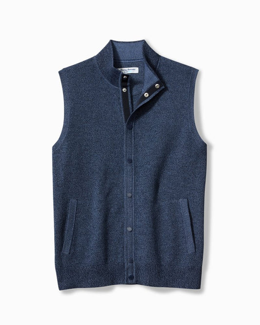 Tommy Bahama | Big & Tall Coolside Course IslandZone® Sweater Vest / Navy