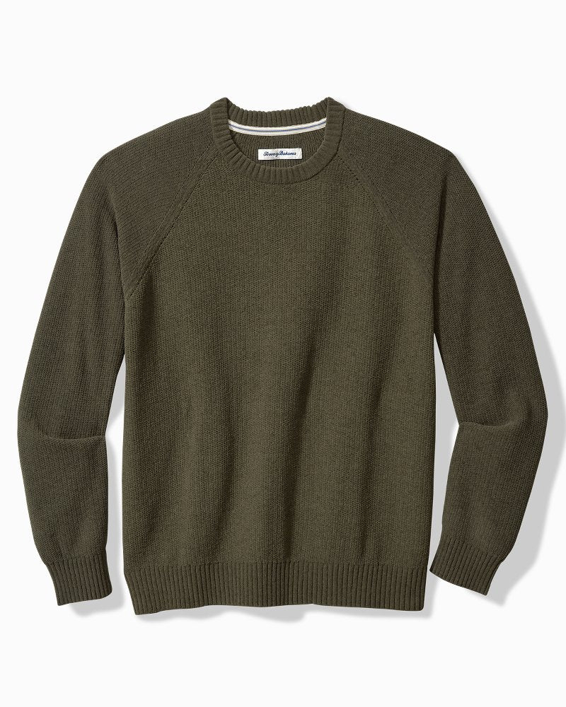 Tommy Bahama | Big & Tall Shoreline Crew Sweater / Forest Night