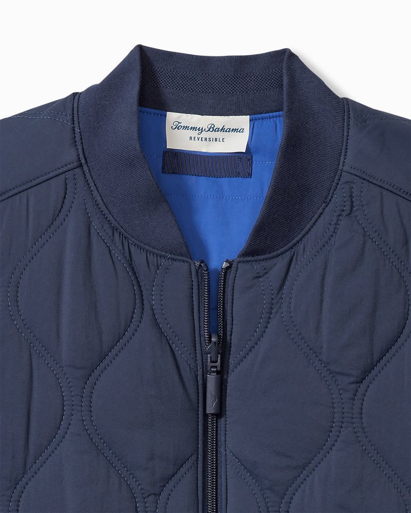 Tommy Bahama | Big & Tall Fresno Flip Reversible Vest / Ocean Deep