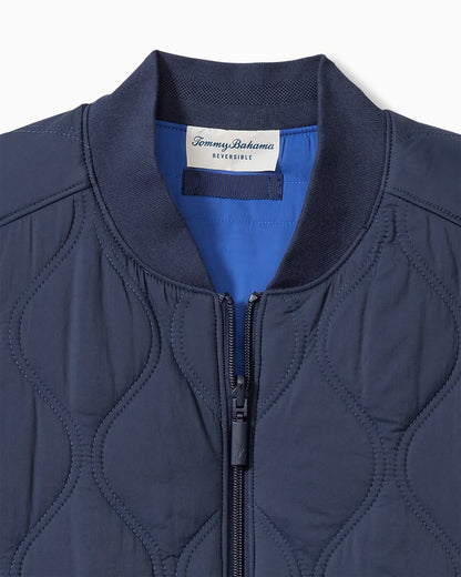 Tommy Bahama | Big & Tall Fresno Flip Reversible Vest / Ocean Deep