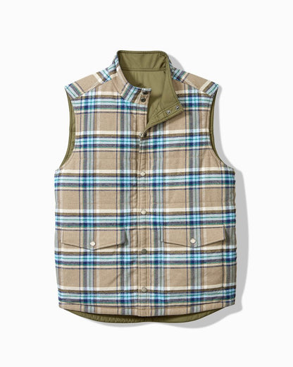 Tommy Bahama | Big & Tall Oak Harbor Reversible Vest / Tea Leaf
