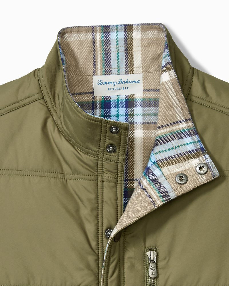 Tommy Bahama | Big & Tall Oak Harbor Reversible Vest / Tea Leaf