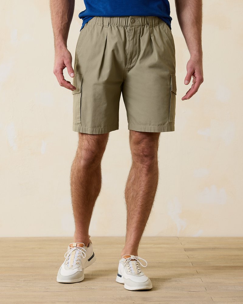 Tommy Bahama | Big & Tall Bahama Survivor Elastic-Waist Cargo Shorts / Rock Shade