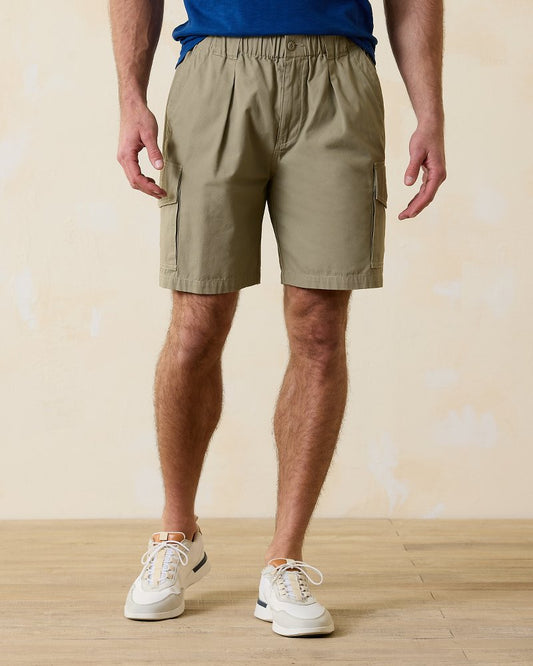 Tommy Bahama | Big & Tall Bahama Survivor Elastic-Waist Cargo Shorts / Rock Shade