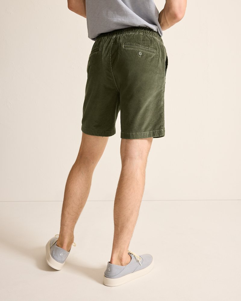Tommy Bahama | Big & Tall Sea Coast Corduroy E-Waist Shorts / Beetle Green