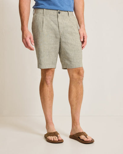 Tommy Bahama | Big & Tall Isla Sands Stripe Stretch-Linen Shorts / Beach