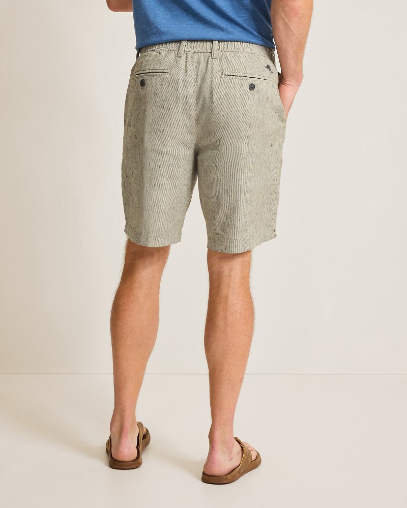 Tommy Bahama | Big & Tall Isla Sands Stripe Stretch-Linen Shorts / Beach