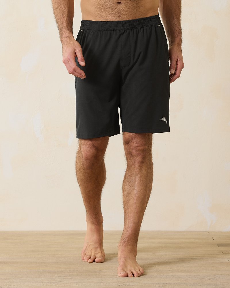 Tommy Bahama | Big & Tall Monterey Coast Hybrid IslandZone® Shorts / Black
