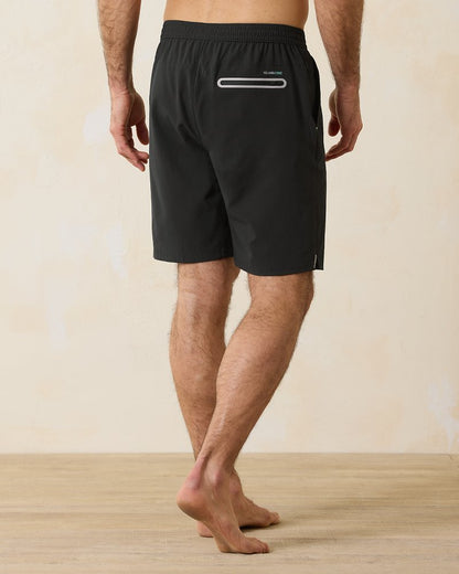 Tommy Bahama | Big & Tall Monterey Coast Hybrid IslandZone® Shorts / Black