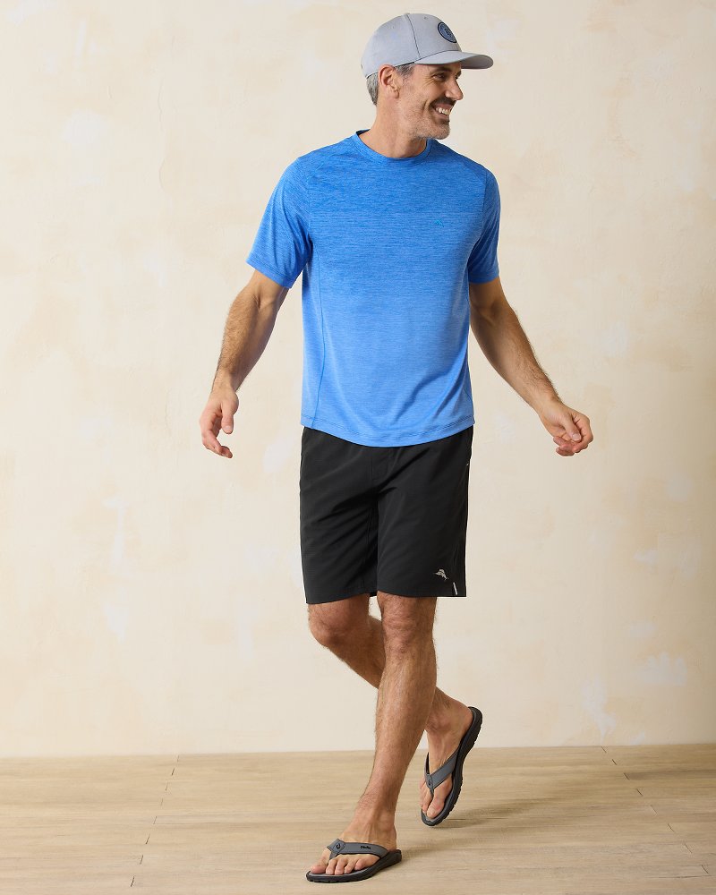 Tommy Bahama | Big & Tall Monterey Coast Hybrid IslandZone® Shorts / Black