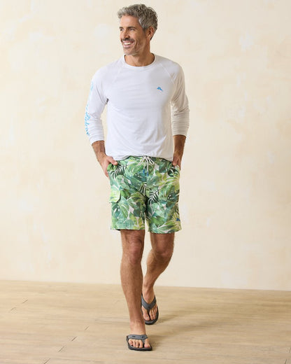 Tommy Bahama | Big & Tall Baja Palma Fresca Boardshorts / Dark Monstera