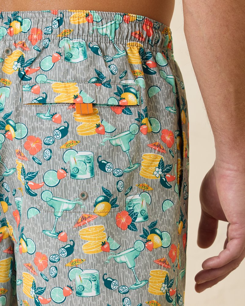 Tommy Bahama | Big & Tall Naples Tales of a Cocktail Swim Trunks / Concrete Grey