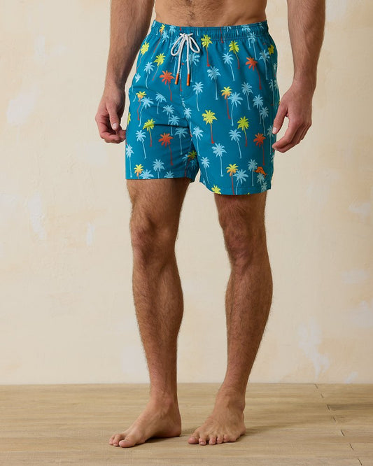 Tommy Bahama | Big & Tall Naples Pom Palms Swim Trunks / Blue Allure