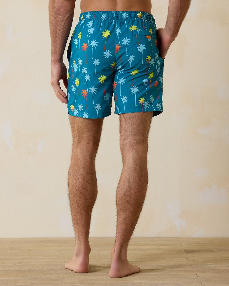 Tommy Bahama | Big & Tall Naples Pom Palms Swim Trunks / Blue Allure