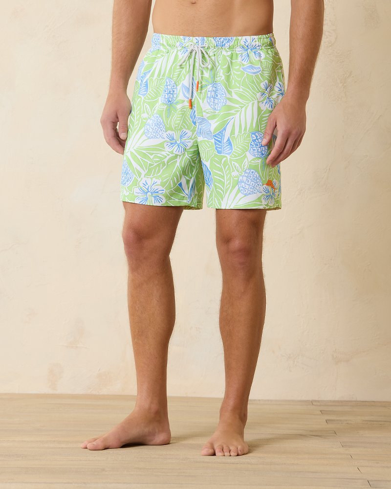 Tommy Bahama | Big & Tall Naples Pineapple Hideaway Swim Trunks / Tequila