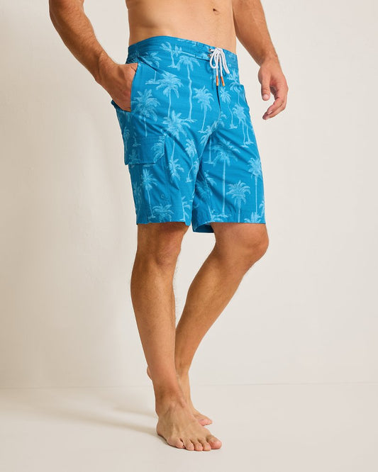 Tommy Bahama | Big & Tall Baja Palmero Boardshorts / Blue Allure