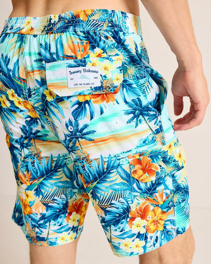 Tommy Bahama | Big & Tall Baja Surfside Sounds Boardshorts / Kohala Teal