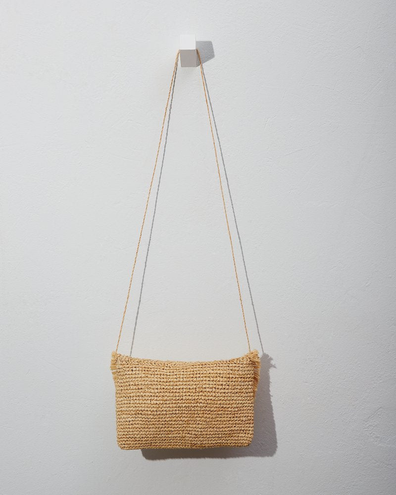 Tommy Bahama | Sunburst Raffia Clutch / Natural