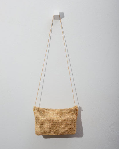 Tommy Bahama | Sunburst Raffia Clutch / Natural