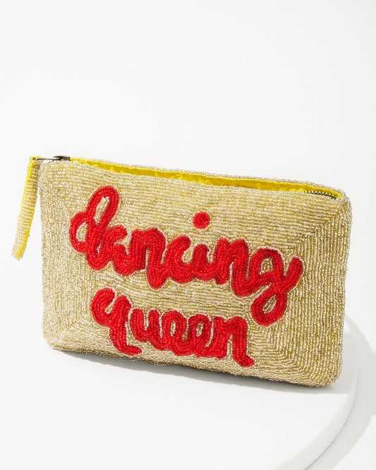 Tommy Bahama | Dancing Queen Beaded Clutch / Gold
